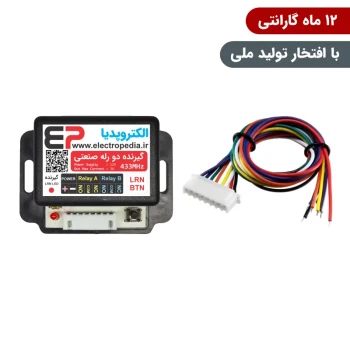 گیرنده ریموتی دو کانال صنعتی